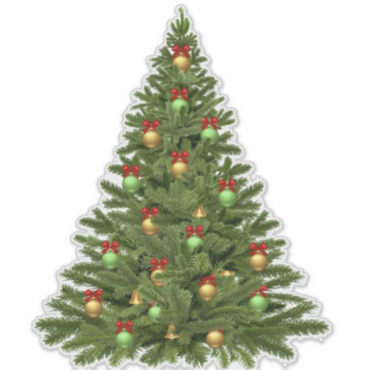 kerstmis sticker (Voorkant)