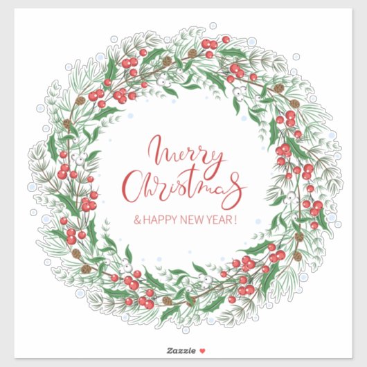 Kerstmis Sticker (Vel)