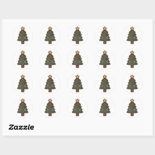 Kerstmis Sticker Alien 5 (Vel)