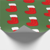 Kerstmis stoppen cadeaupapier (Hoek)