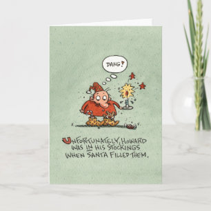 Kerstmis stoppen feestdagen kaart