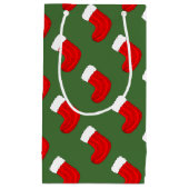 Kerstmis stoppen klein cadeauzakje (Voorkant)