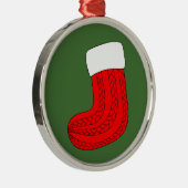 Kerstmis stoppen metalen ornament (Rechts)