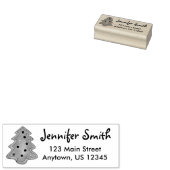 Kerstmis - Sugar Cookie Address Holidage Rubberstempel (Gestempeld)