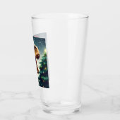 Kerstmis T-Rex 1 Glas (Links)