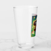 Kerstmis T-Rex 2 Glas (Rechts)