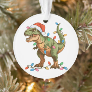 Kerstmis T Rex Dinosaurus Xmas Dino Tyrannosaurus Ornament
