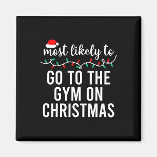 Kerstmis T-shirt die het meest waarschijnlijk past Magneet