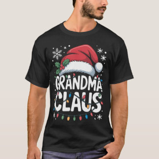 Kerstmis T-shirt voor oma Claus