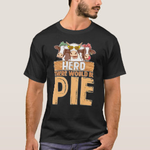 Kerstmis Taart Kudde Daar Zou Taart Koe Zijn T-shirt