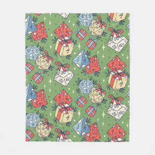 KERSTMIS TAFELBLAD GAMING DOBBELPATROON FLEECE DEKEN