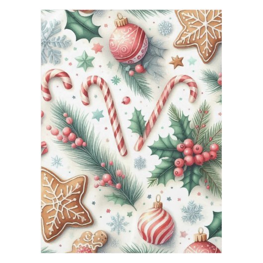 Kerstmis Tafelkleed (Voorkant)