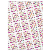 Kerstmis tafelkleed, roze klokken auto's tafelkleed (Voorkant)