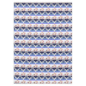 Kerstmis tafelkleed, Vrolijk Kerstengel Kitten Tafelkleed (Voorkant)