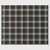 Kerstmis, Tartan Pset Pattern, Red Green White Cadeaupapier (Vlak)