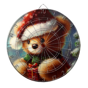 Kerstmis Teddybeer (2) Dartbord