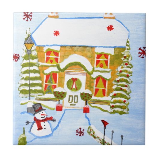Kerstmis Tegeltje (Voorkant)