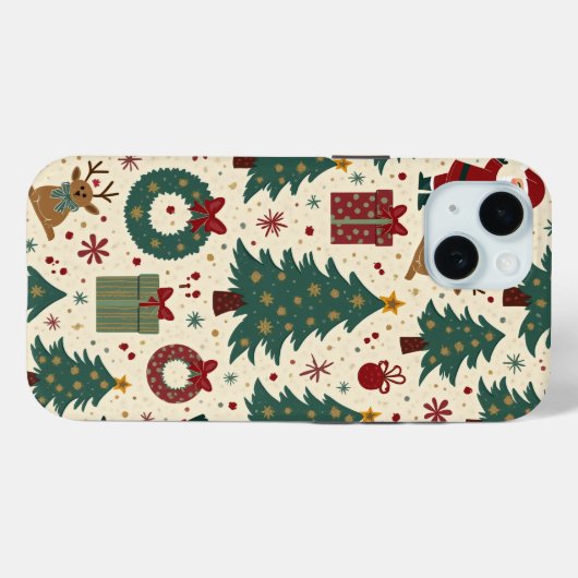 Kerstmis telefoonhoesje Case-Mate iPhone case (Achterkant (horizontaal))