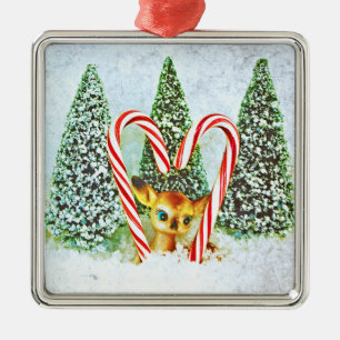 Kerstmis terugkeren metalen ornament