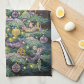 Kerstmis Theedoek (Quarter Fold)