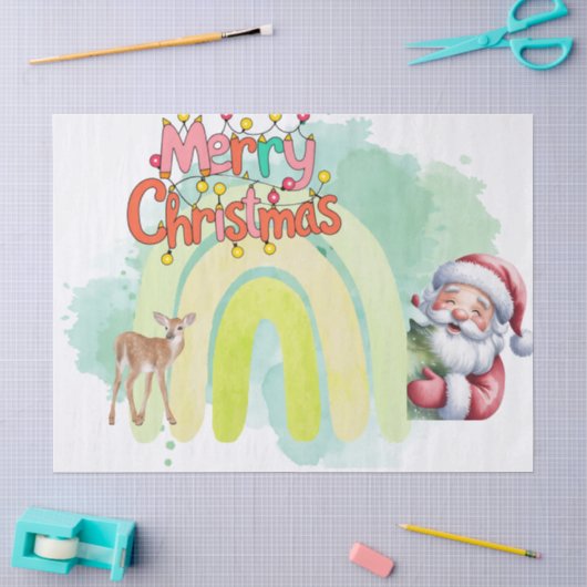 Kerstmis Tissuepapier (Craft)
