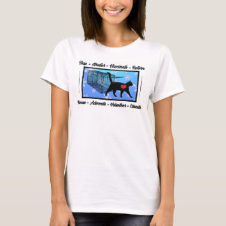 Kerstmis TNR Cat Rescue Trap Neuter Holidage T-shirt