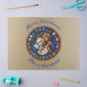 Kerstmis Traditionele Geboorte Scène Tissuepapier (Craft)