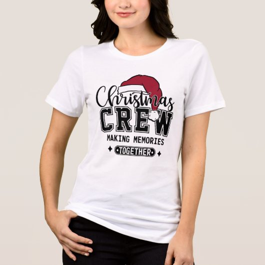 Kerstmis Tri-Blend Shirt (Voorkant)