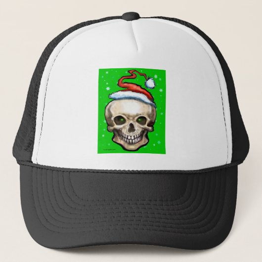 Kerstmis Trucker Pet (Voorkant)