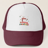Kerstmis Trucker Pet (Voorkant)