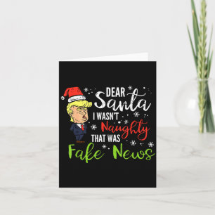 Kerstmis Trump Beste Kerstman Valse Nieuws Grappig Kaart