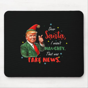 Kerstmis Trump Beste Kerstman Valse Nieuws Grappig Muismat