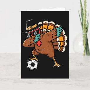 Kerstmis Turkije Voetbal Dab Voetbal Herfst Jongen Kaart