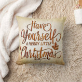 Kerstmis typografie 01 kussen (Deken)