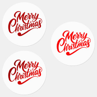 Kerstmis typografie labels