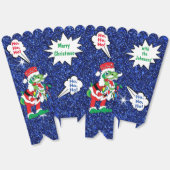 Kerstmis TySantaSaurus Rex Favor Boxen Bedankdoosjes (Ongevouwen)