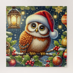 Kerstmis Uil Puzzel
