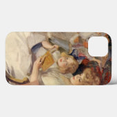 Kerstmis uit grootmoeders tijd, moeder leest bedti Case-Mate iPhone case (Achterkant (horizontaal))