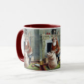 Kerstmis uit grootmoeders tijd, Sinterklaas bij de Mok (Voorkant links)