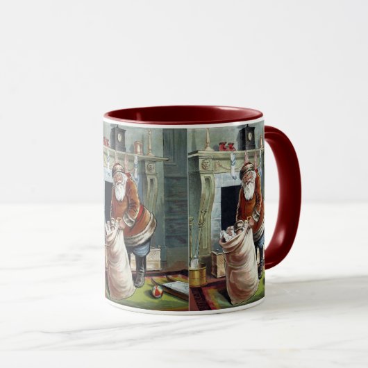 Kerstmis uit grootmoeders tijd, Sinterklaas bij de Mok (Voorkant rechts)