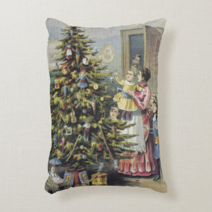 Kerstmis uit het verleden, Victoriaanse familie ro Accent Kussen