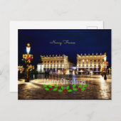 Kerstmis uit Nancy, Frankrijk Briefkaart (Voorkant / Achterkant)