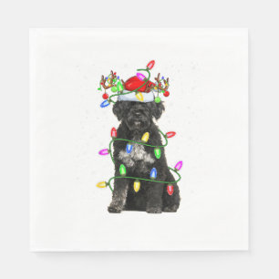 Kerstmis vakantie verlichting Santa Portugees Wate Servet