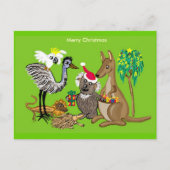 Kerstmis van Aussie Feestdagenkaart (Voorkant)