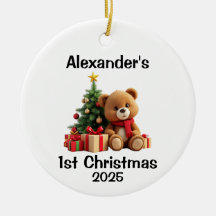 Kerstmis van baby teddybeer