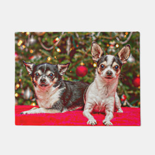 Kerstmis van Chihuahua Deurmat