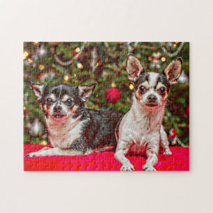 Kerstmis van Chihuahua Legpuzzel