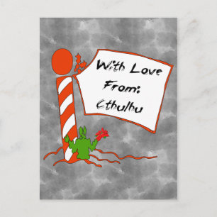 Kerstmis van Cthulhu Feestdagenkaart