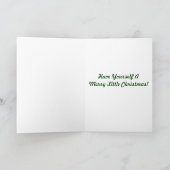 Kerstmis van de amaryllis feestdagen kaart (Binnen)