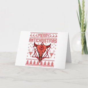 Kerstmis van de antichrist Leuke Kerstmis Verschri Kaart